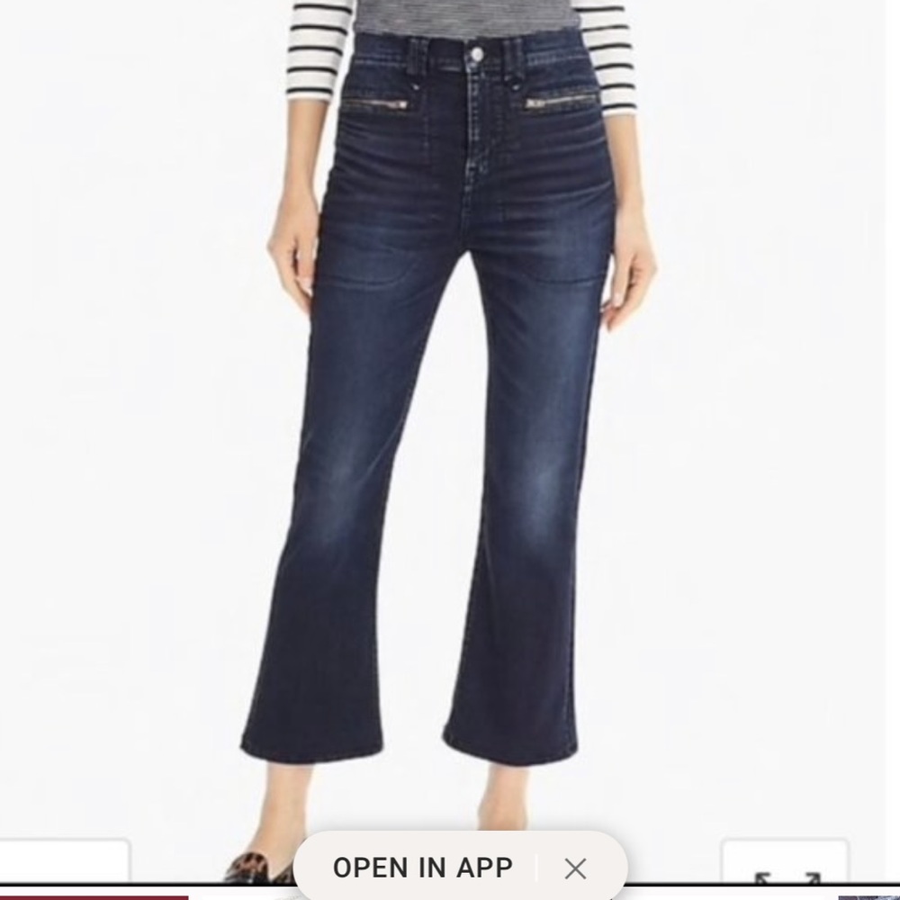 J. Crew Point Sur 10" Demi Boot‎ Jeans